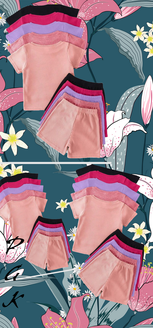 PRETTIE GURLS KOLLECTION  SHORT SETS